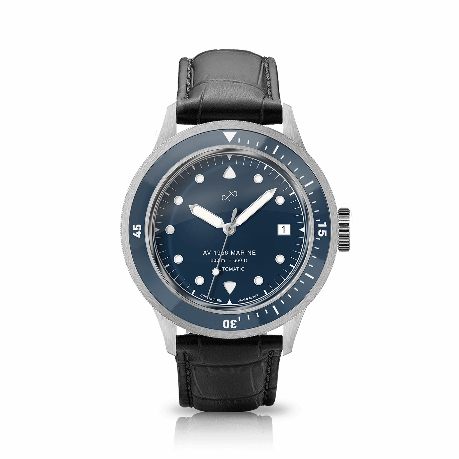 1956 Marine Automatic. Steel / Blue