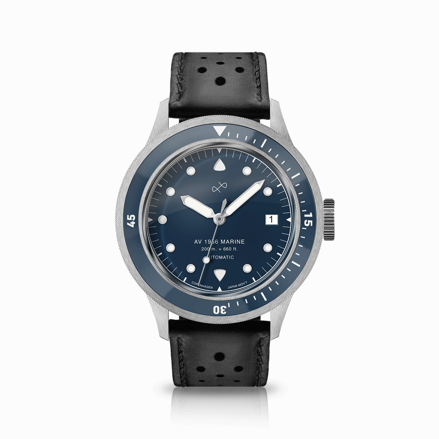 1956 Marine Automatic. Steel / Blue