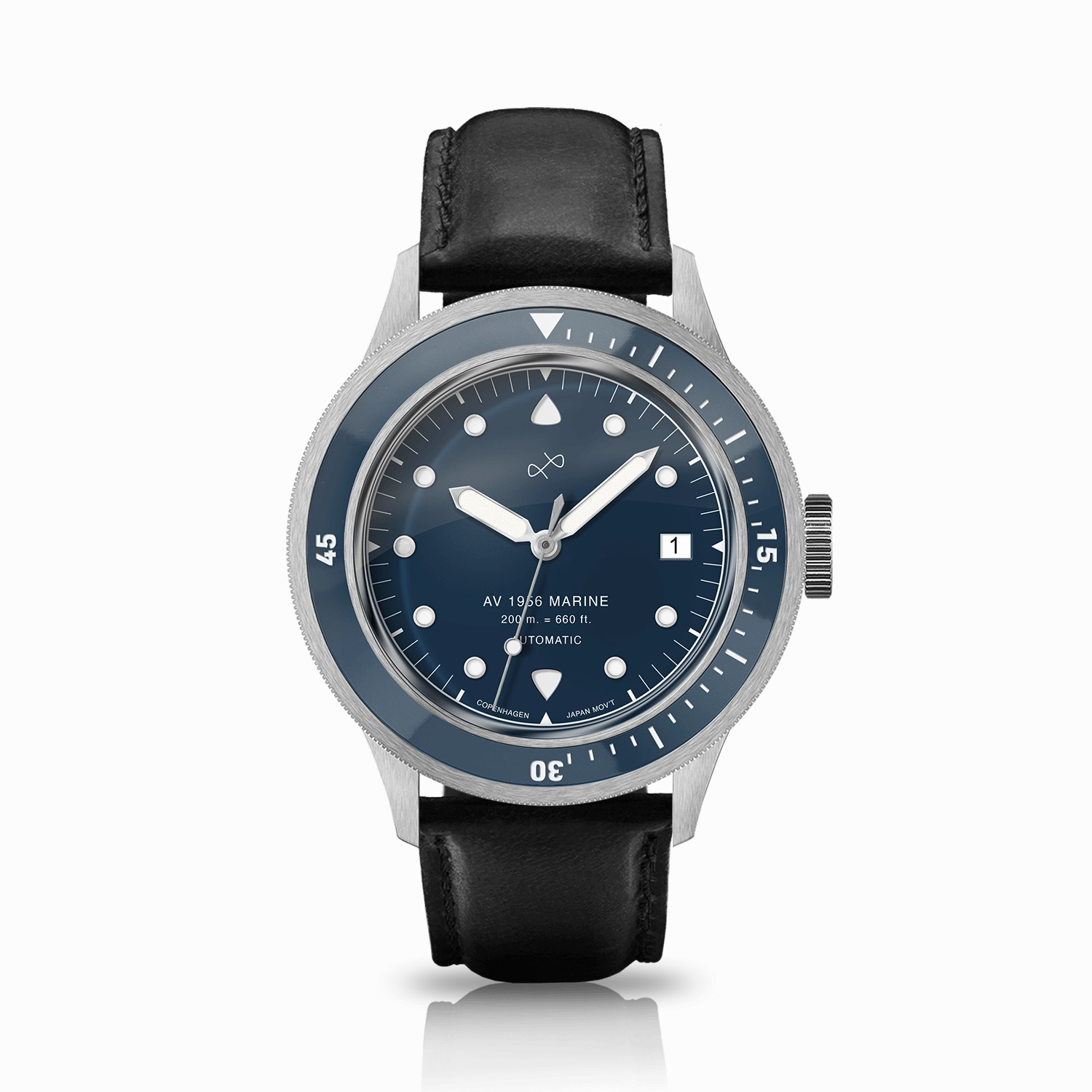 1956 Marine Automatic. Steel / Blue