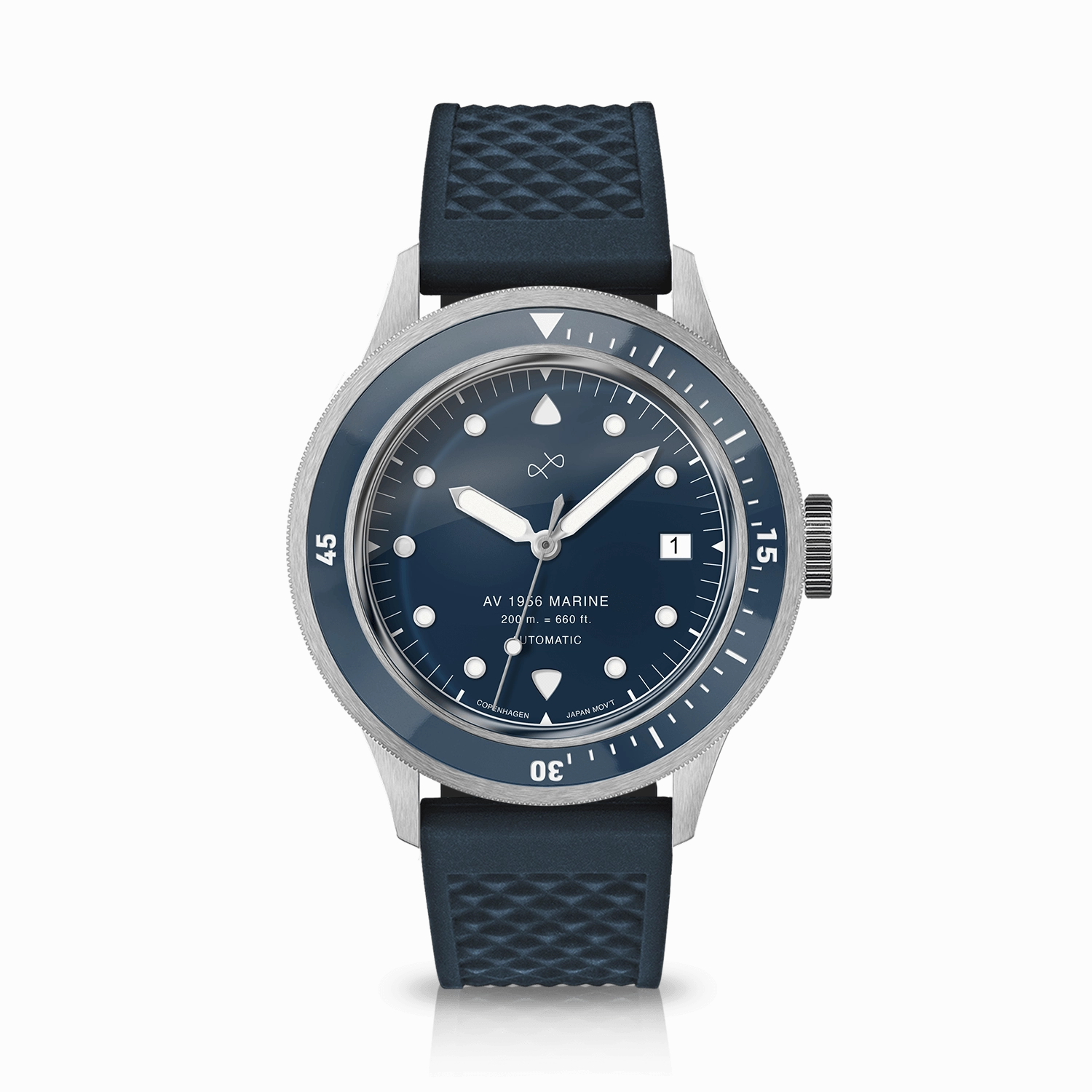 1956 Marine Automatic. Steel / Blue