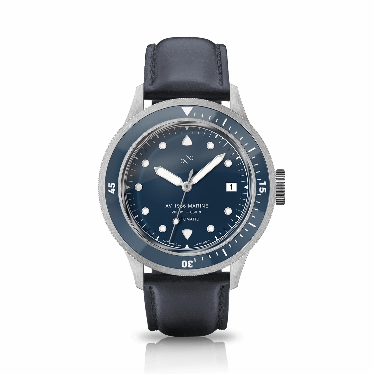 1956 Marine Automatic. Steel / Blue