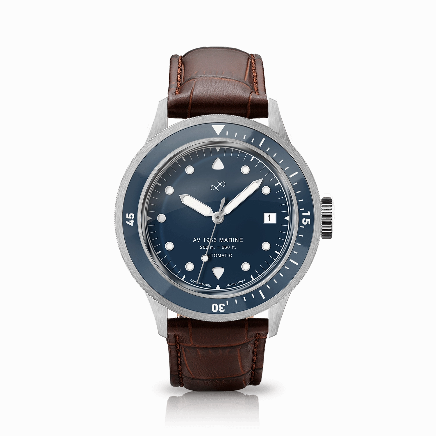 1956 Marine Automatic. Steel / Blue