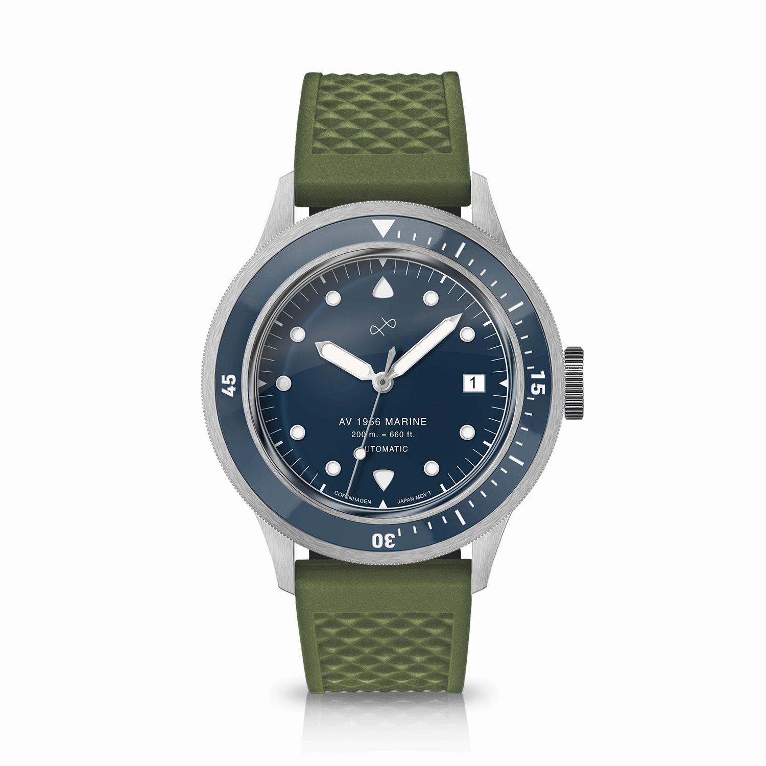 1956 Marine Automatic. Steel / Blue