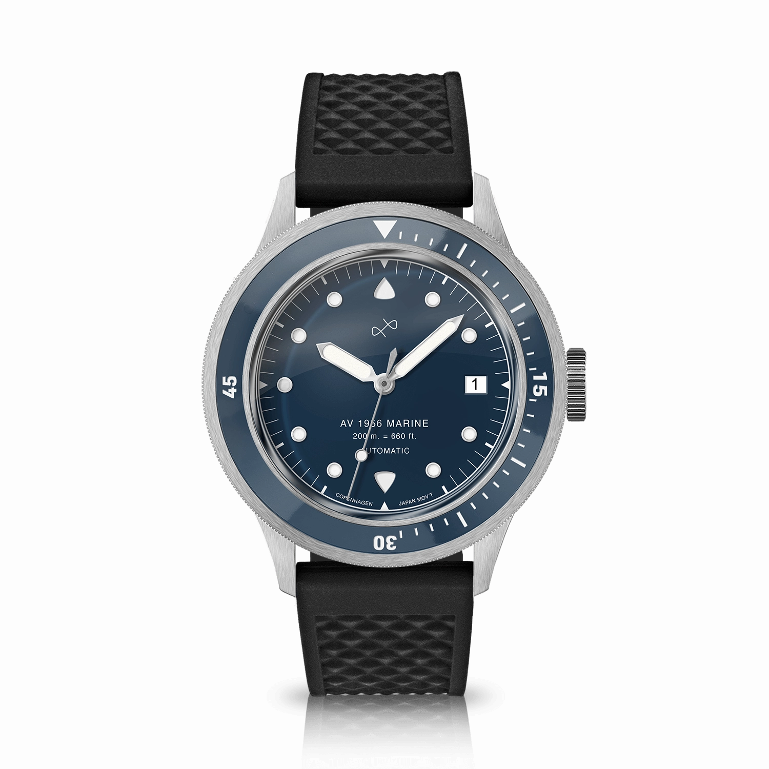 1956 Marine Automatic. Steel / Blue