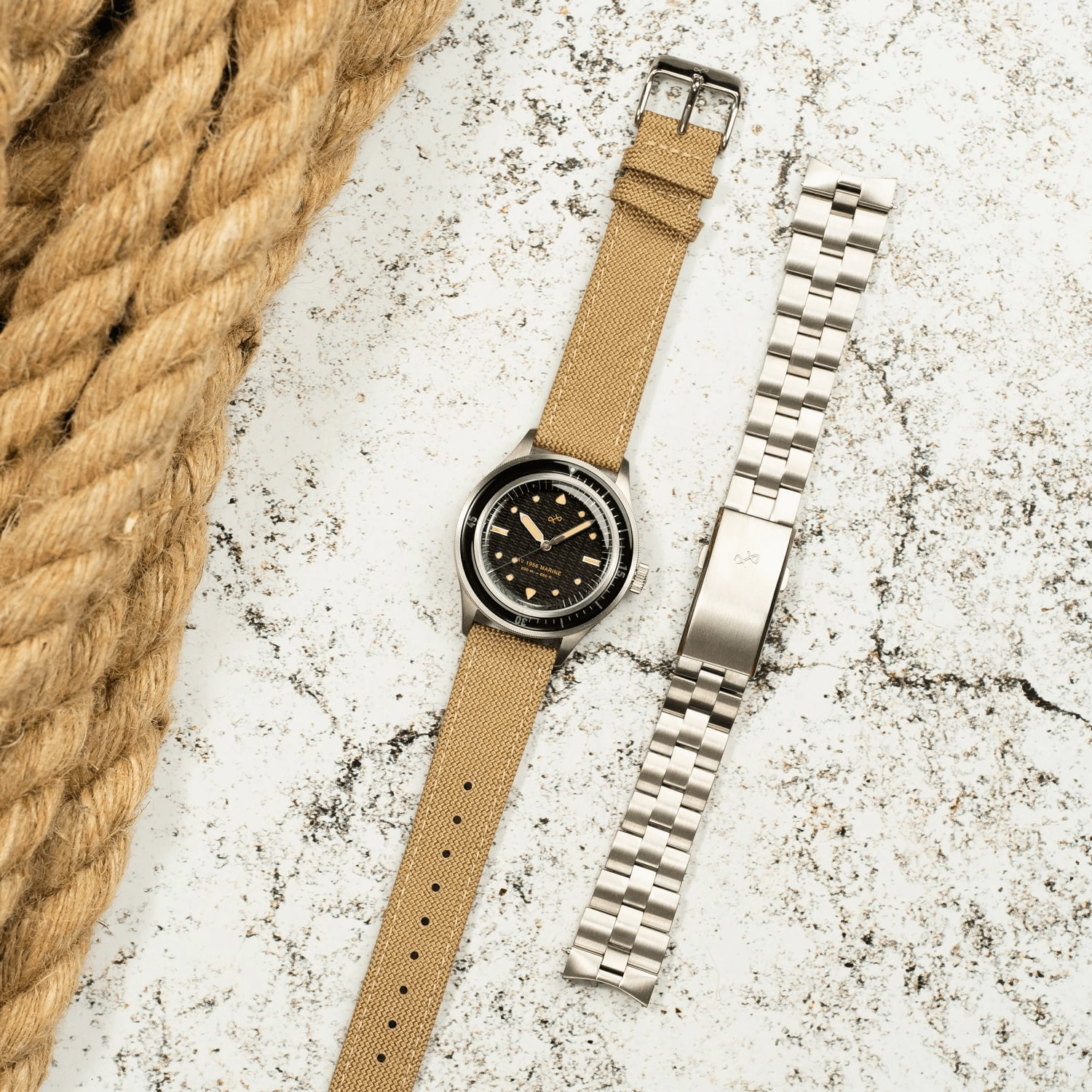 1956 Marine. Steel / Black