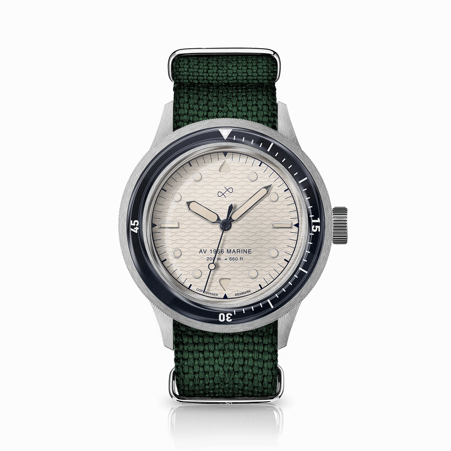 1956 Marine. Steel / Navy & Off White