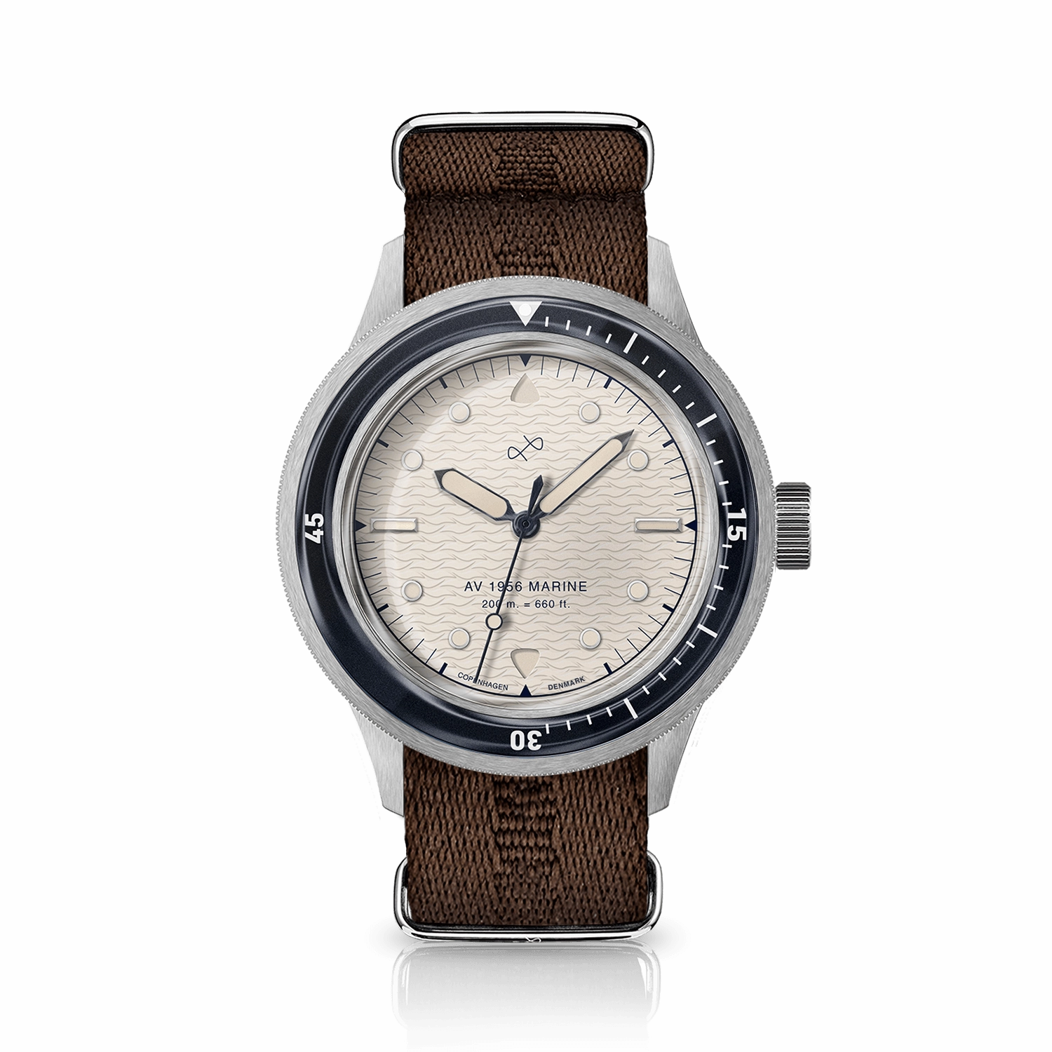 1956 Marine. Steel / Navy & Off White