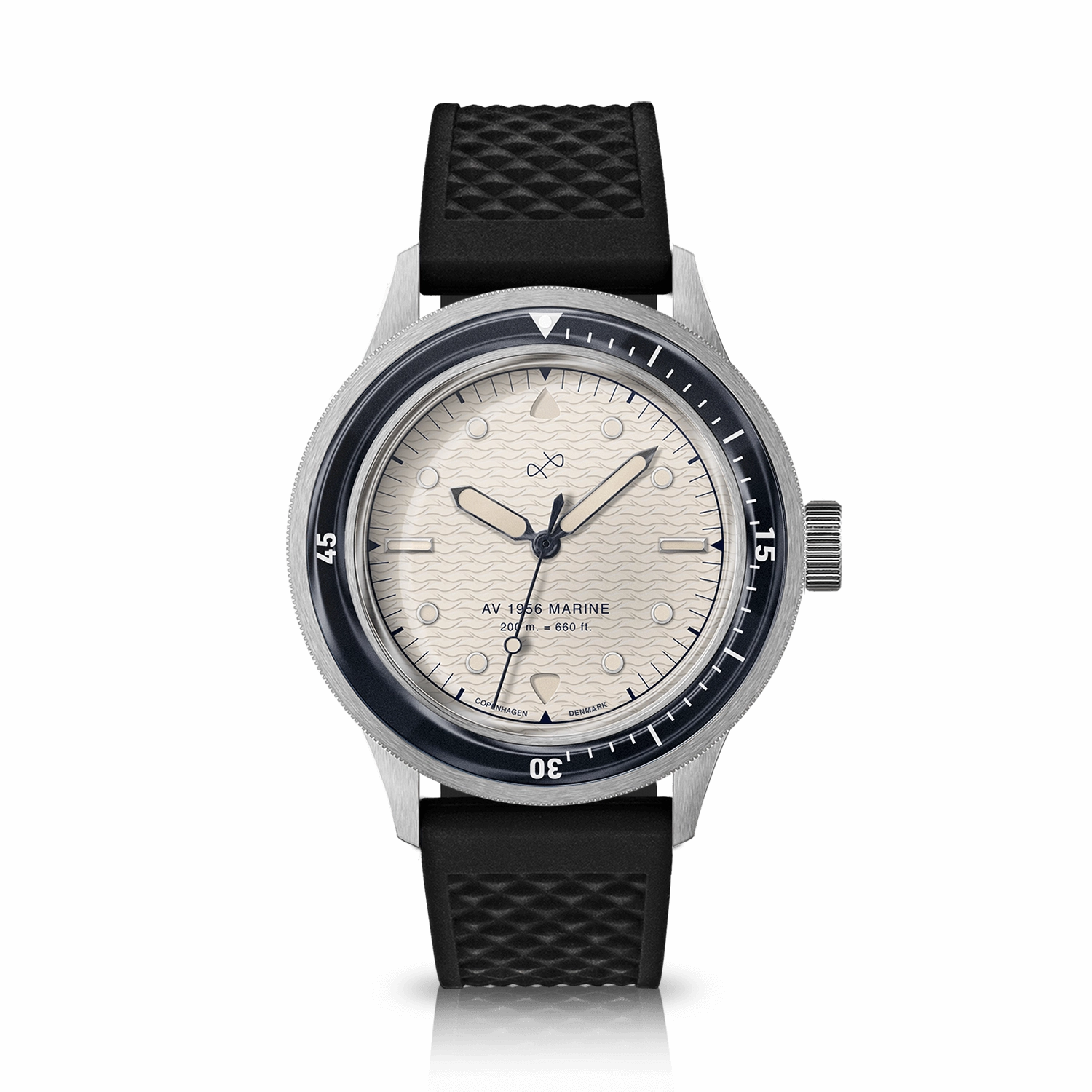 1956 Marine. Steel / Navy & Off White