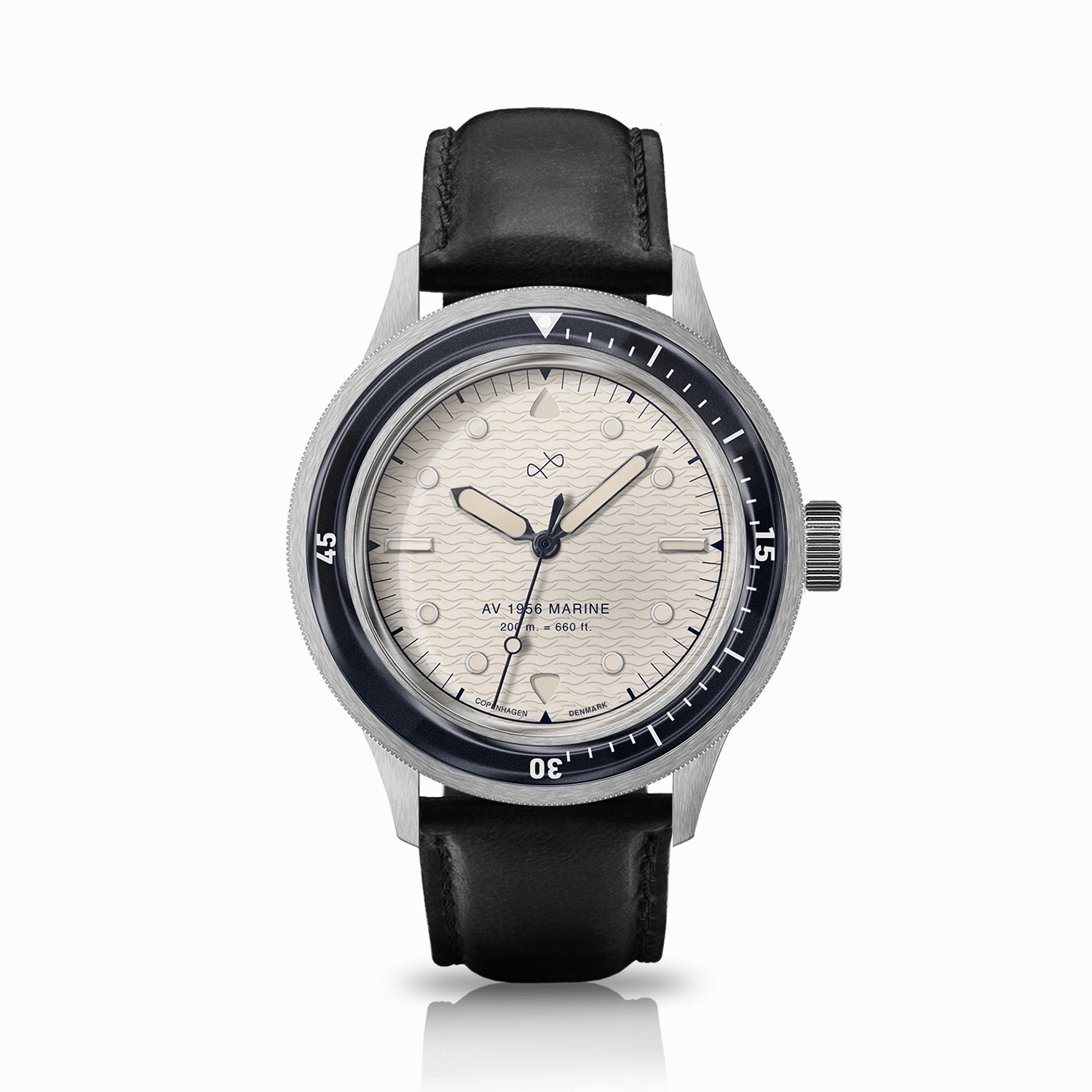 1956 Marine. Steel / Navy & Off White