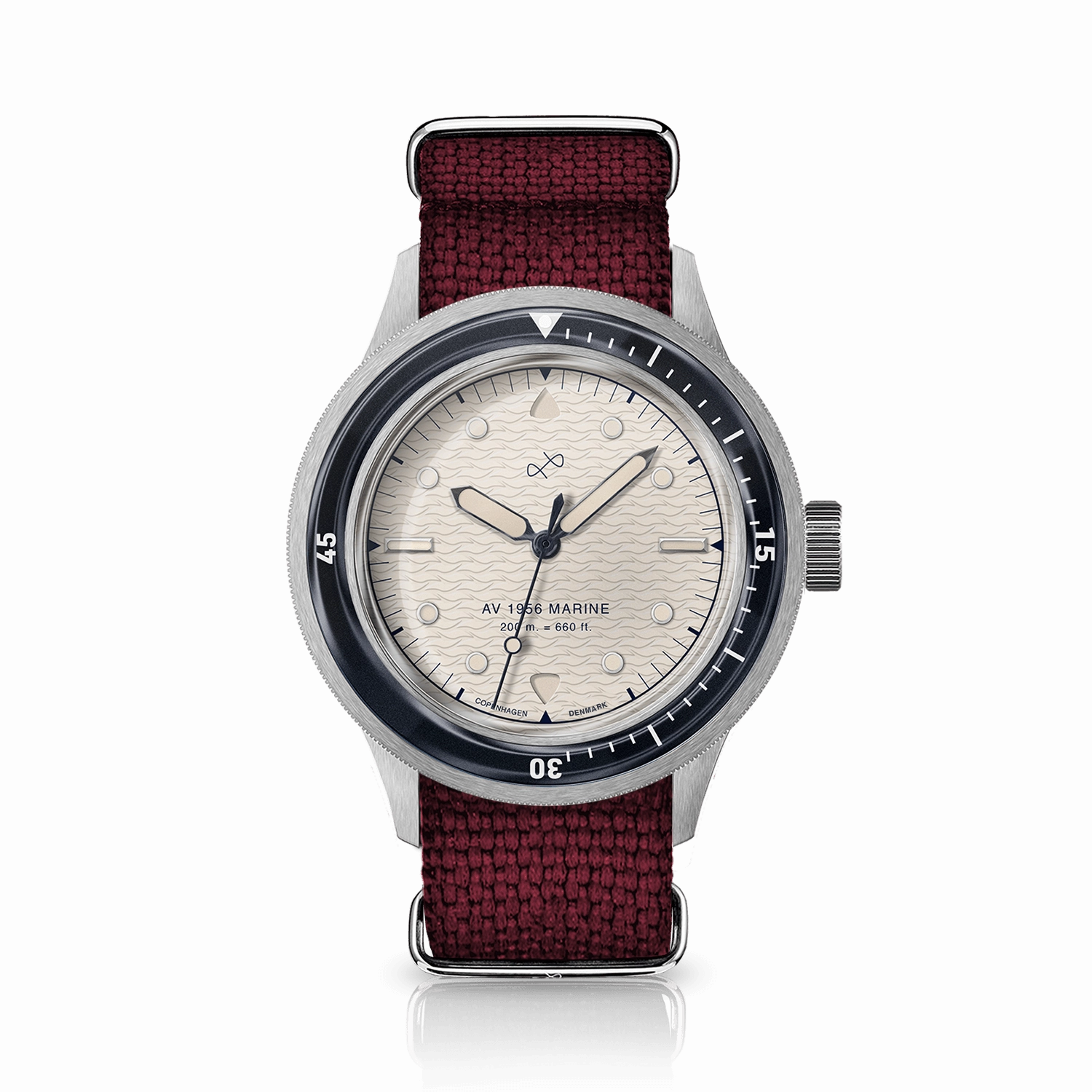 1956 Marine. Steel / Navy & Off White