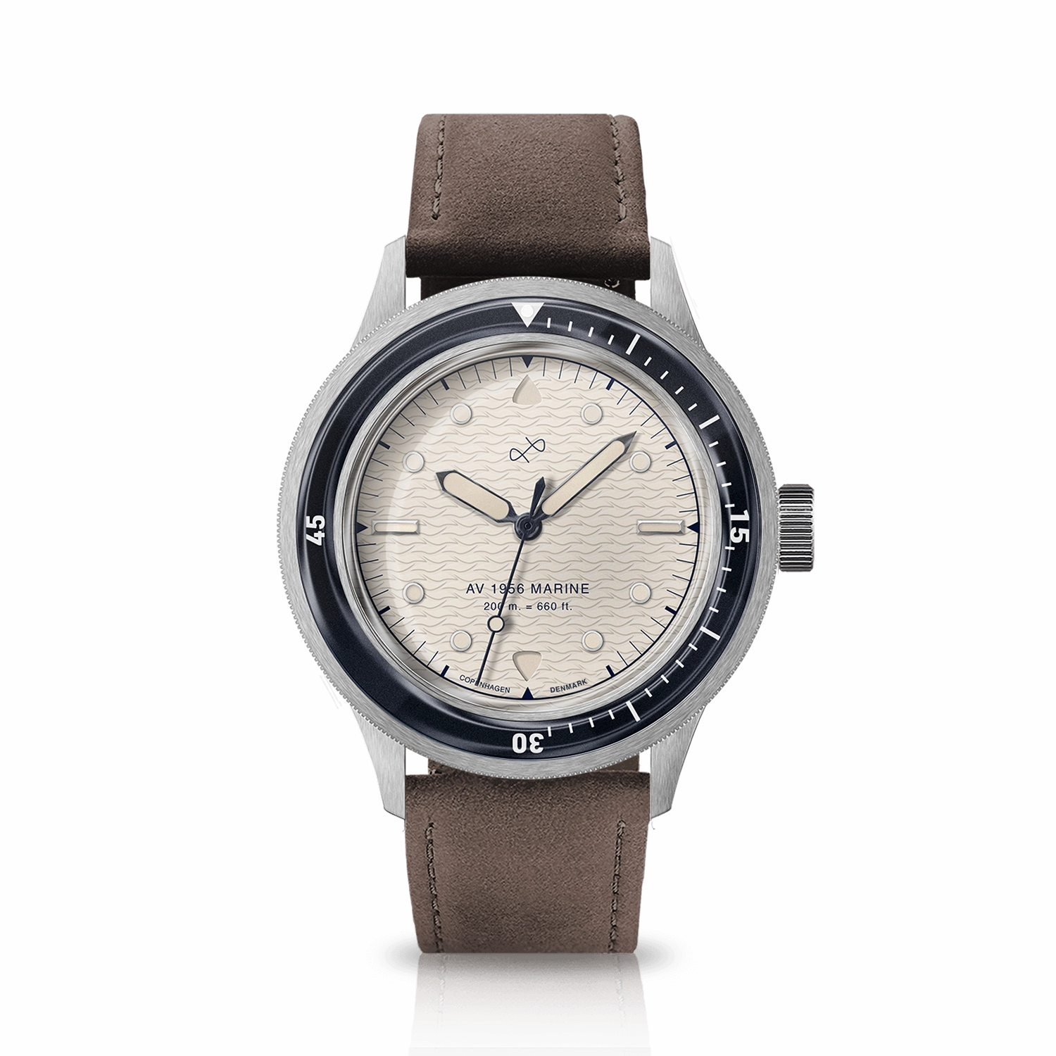 1956 Marine. Steel / Navy & Off White