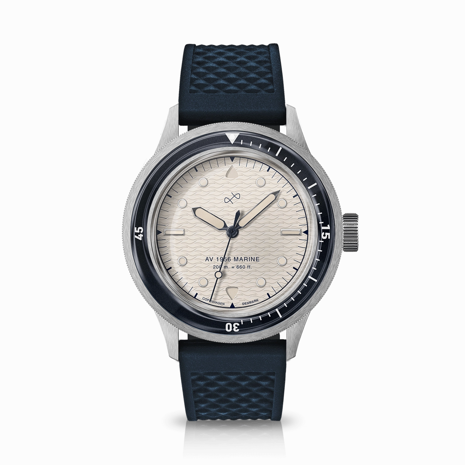 1956 Marine. Steel / Navy & Off White
