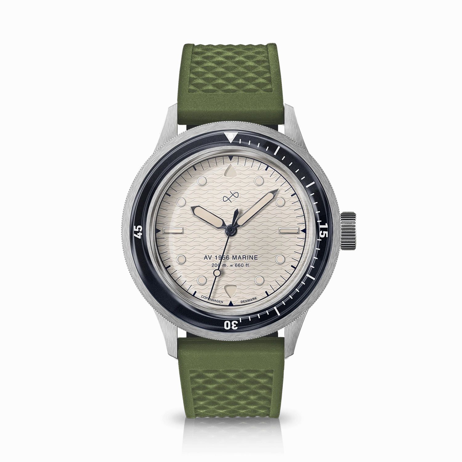 1956 Marine. Steel / Navy & Off White