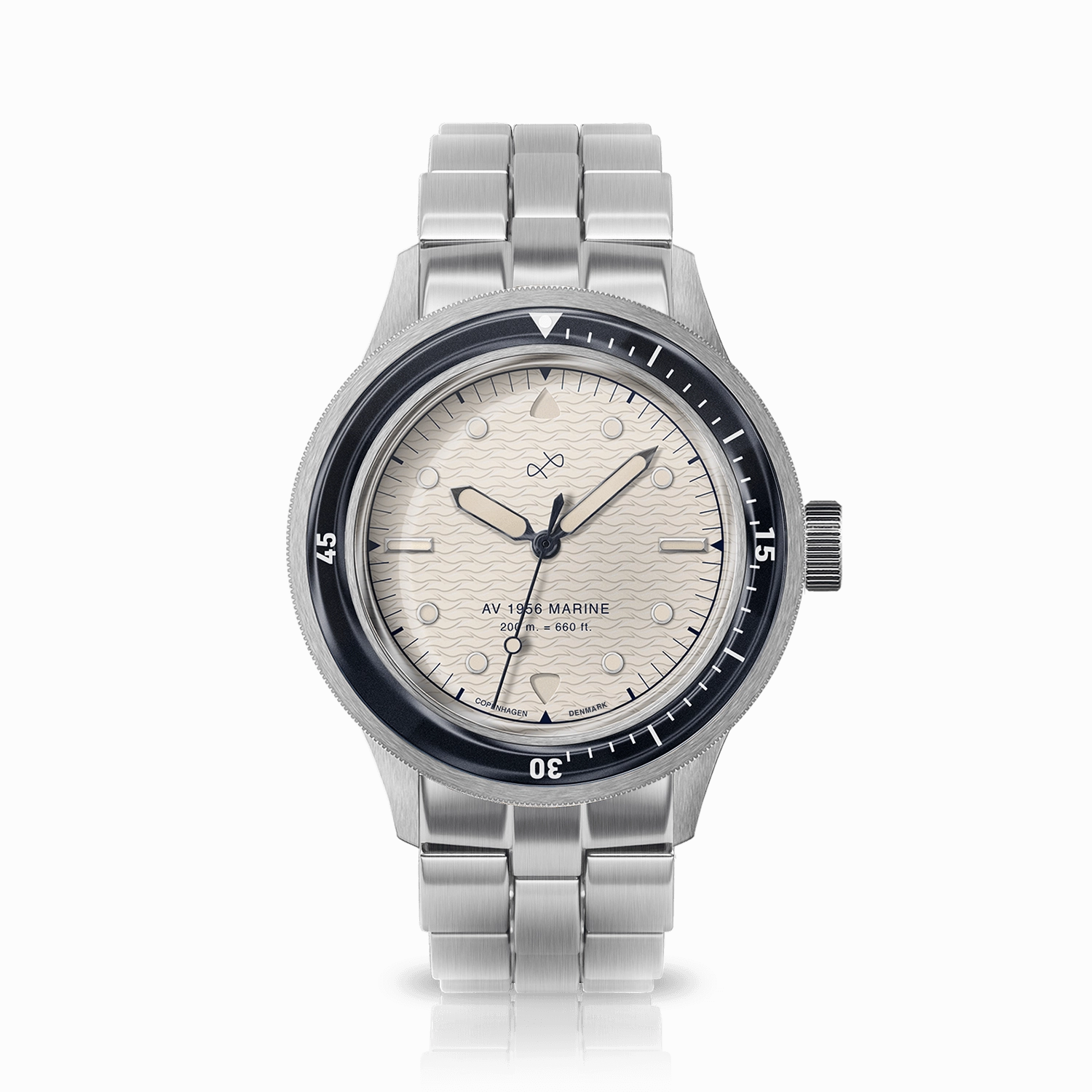 1956 Marine. Steel / Navy & Off White