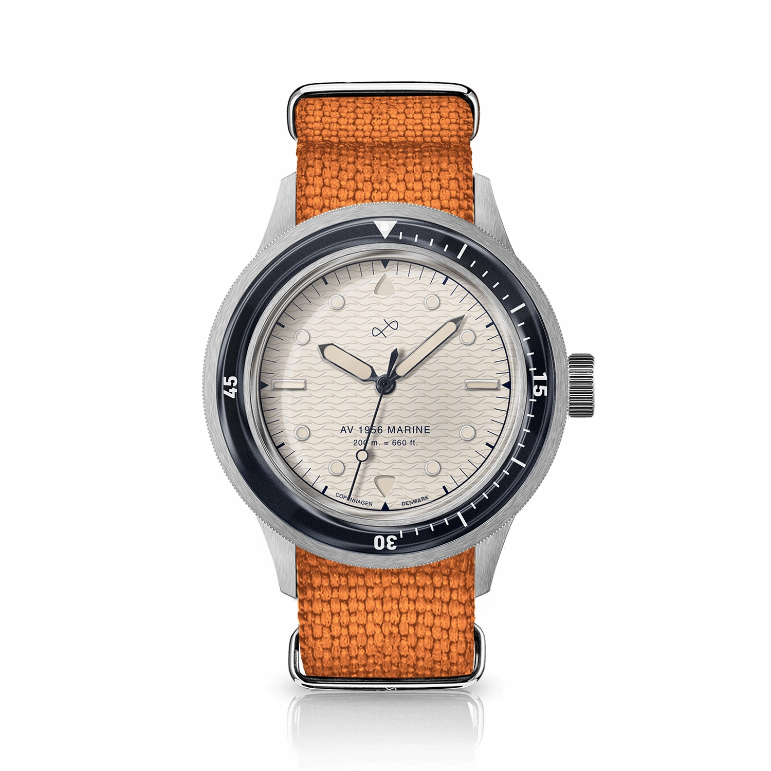 1956 Marine. Steel / Navy & Off White