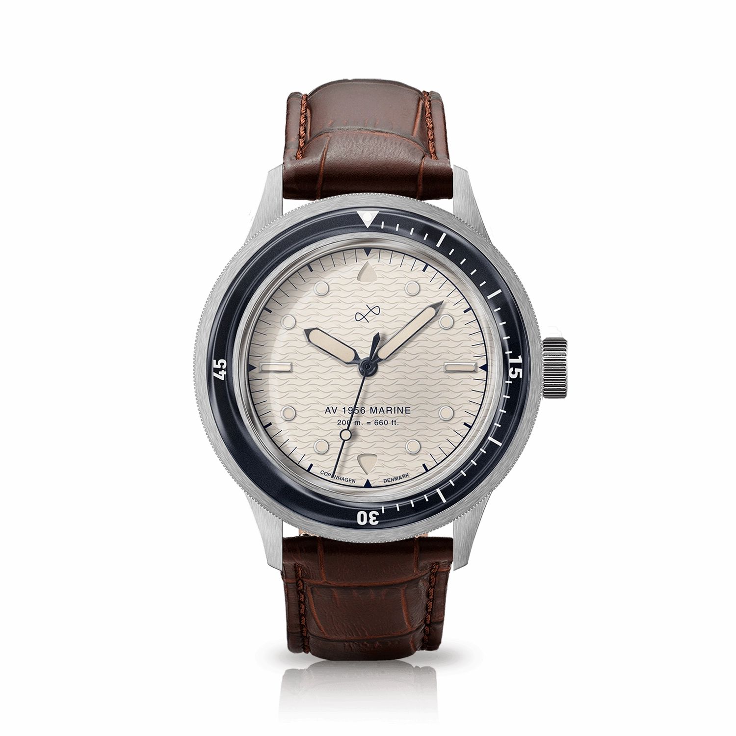 1956 Marine. Steel / Navy & Off White