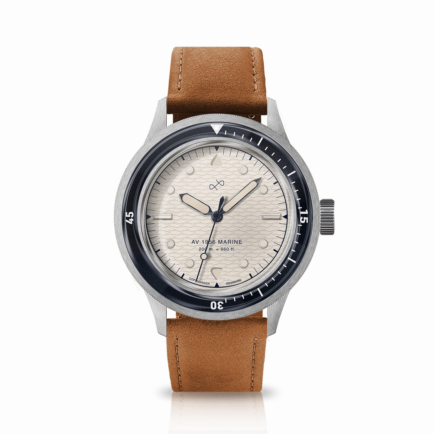 1956 Marine. Steel / Navy & Off White