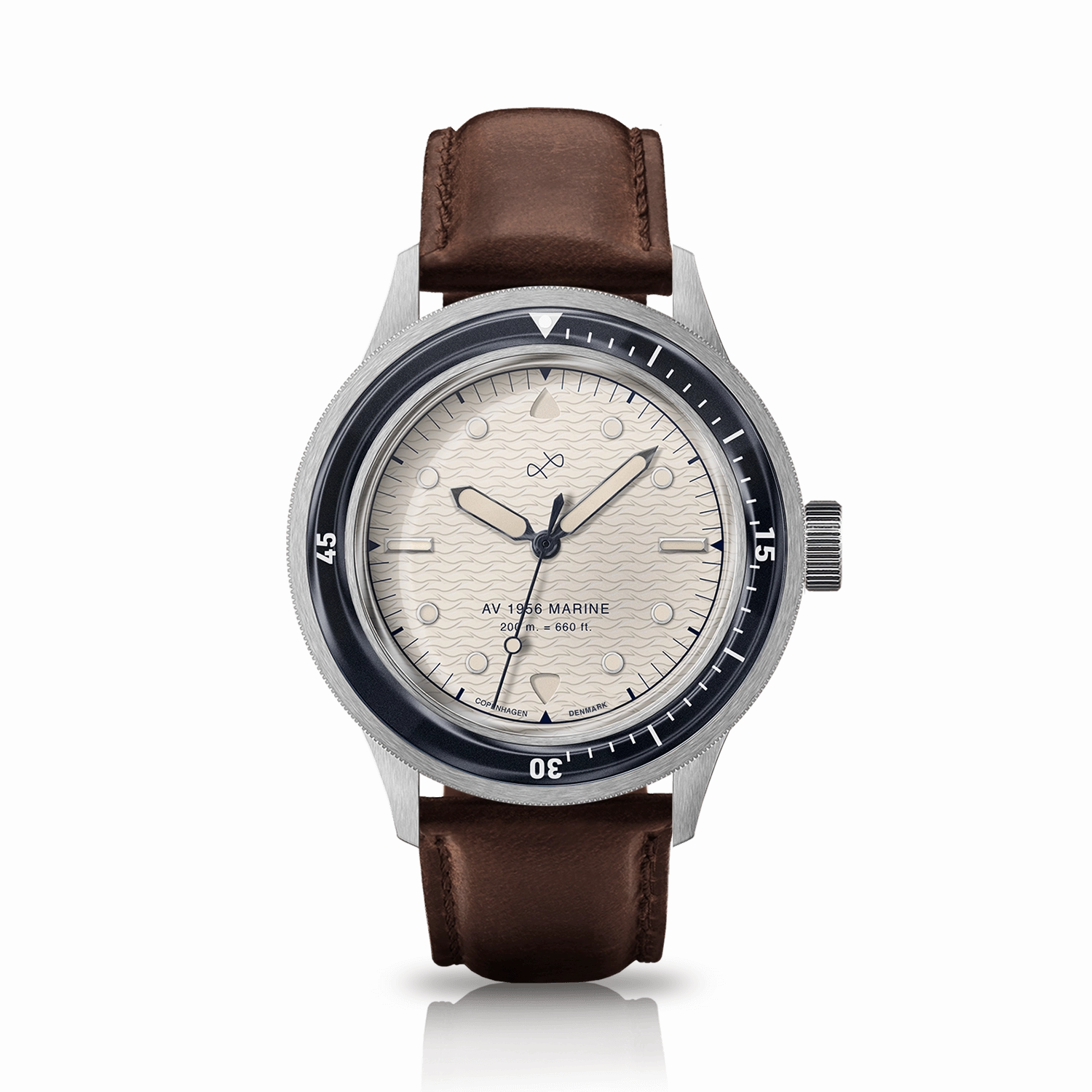 1956 Marine. Steel / Navy & Off White
