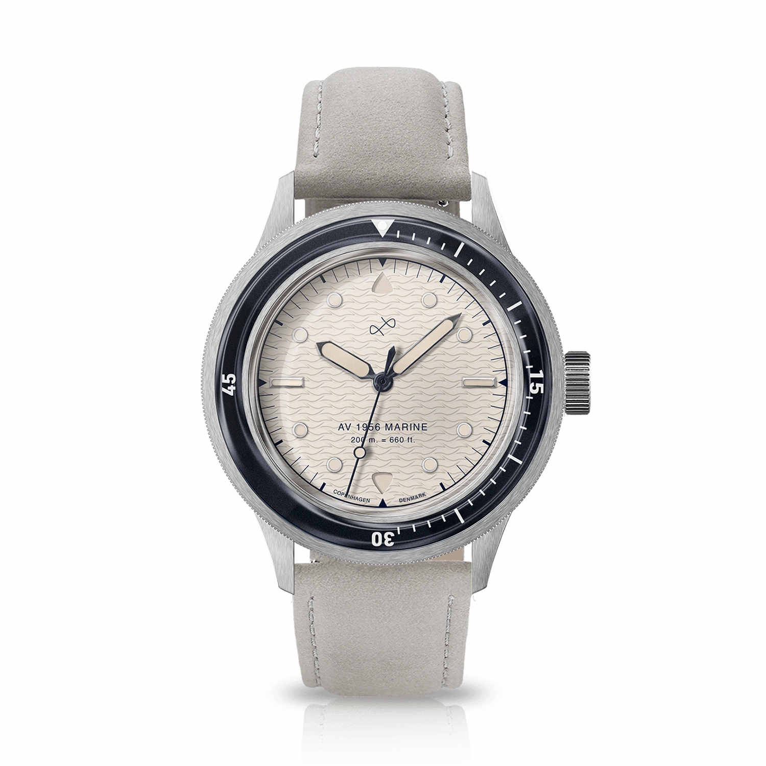 1956 Marine. Steel / Navy & Off White