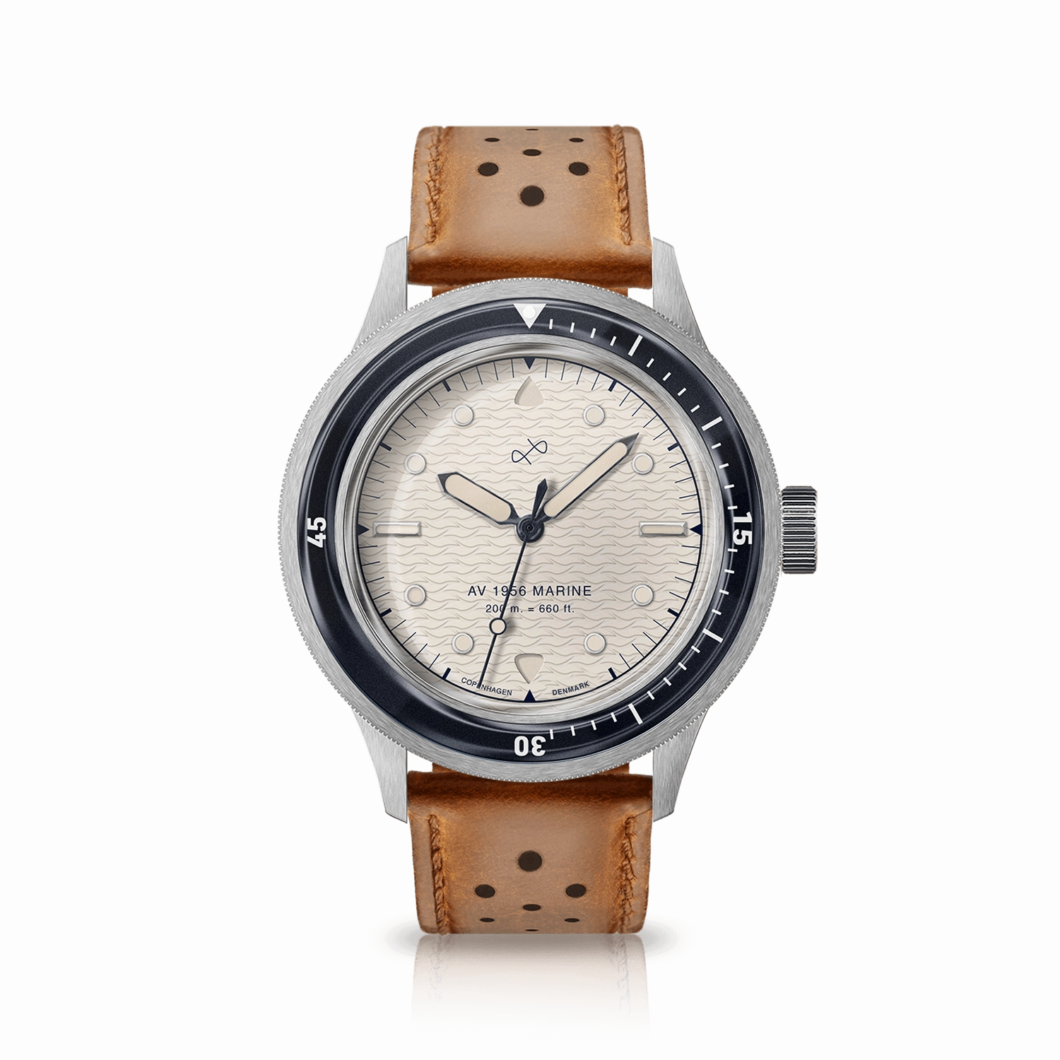 1956 Marine. Steel / Navy & Off White