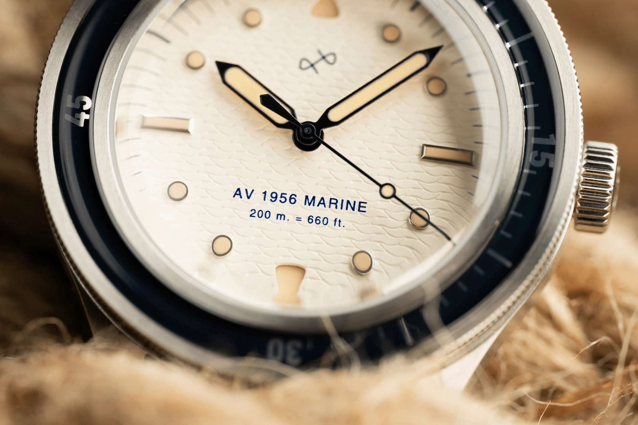1956 Marine. Steel / Navy & Off White
