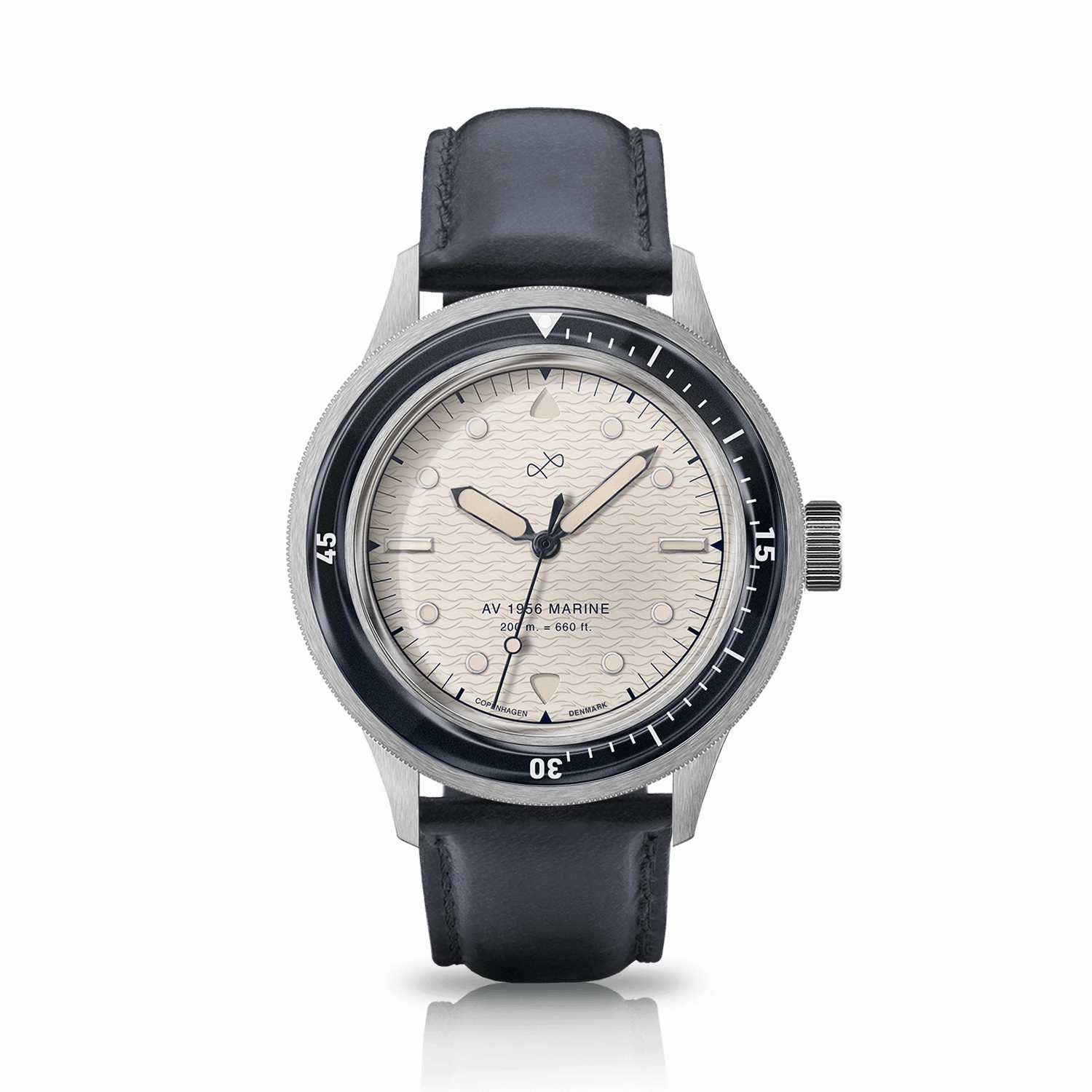 1956 Marine. Steel / Navy & Off White