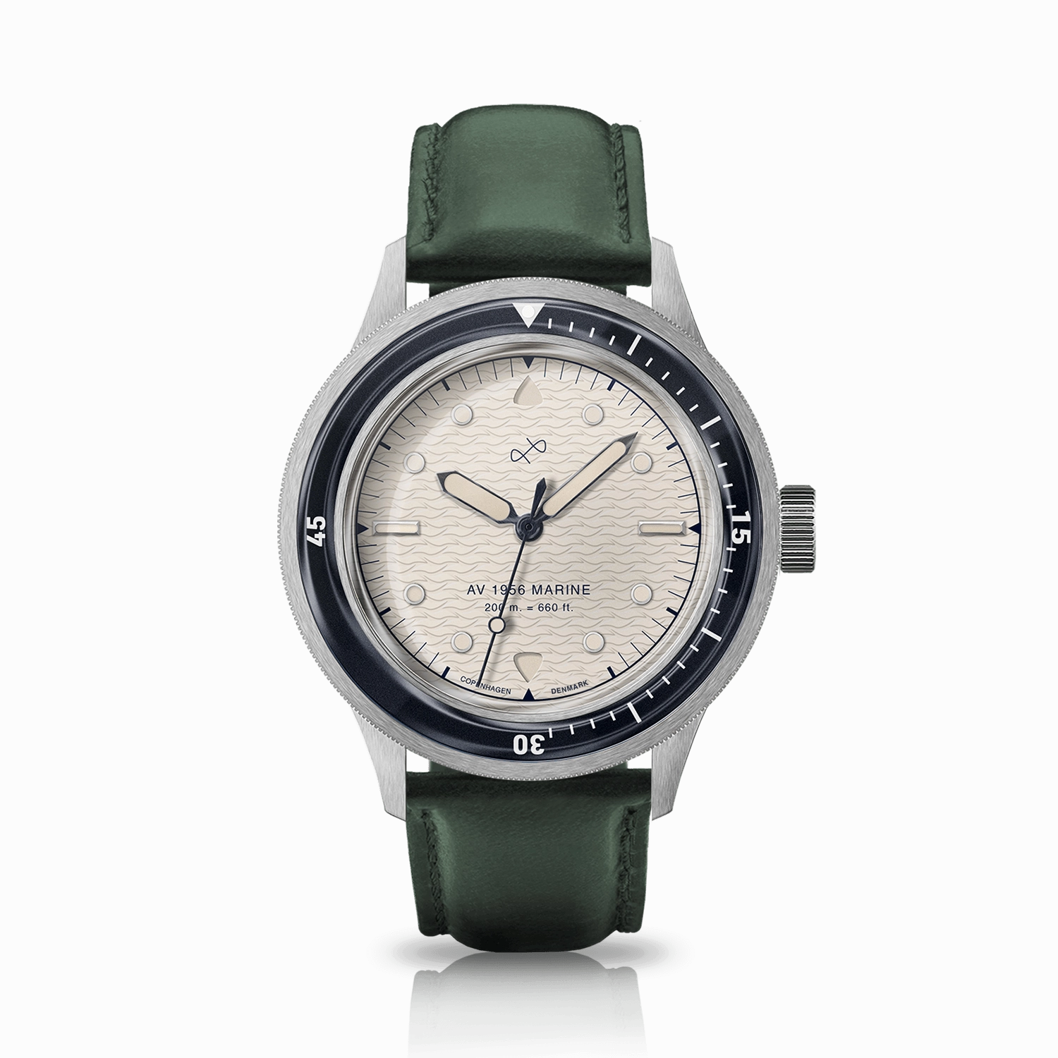 1956 Marine. Steel / Navy & Off White