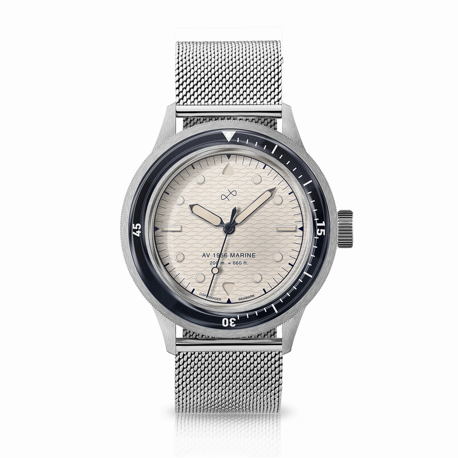 1956 Marine. Steel / Navy & Off White