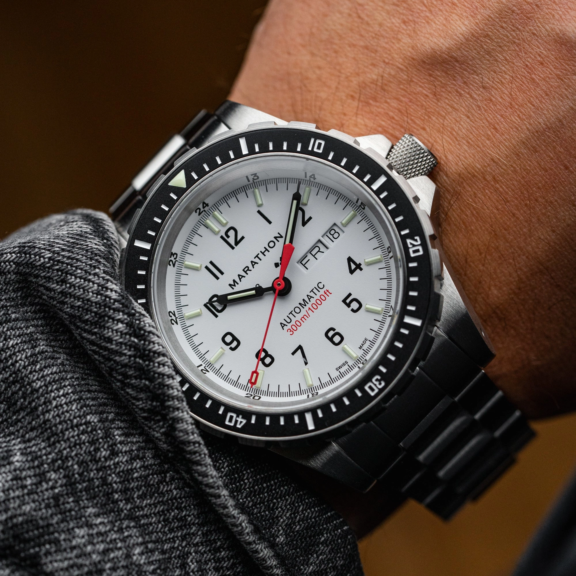 46mm Arctic Edition Jumbo Day/Date Automatic (JDD) with Stainless Steel Bracelet