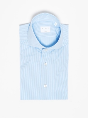 Active Blue Striped Shirt