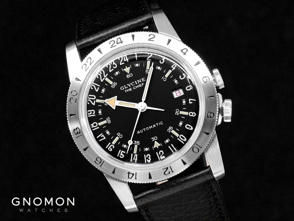 Airman “The Chief” Purist Black - Leather Ref. GL0469
