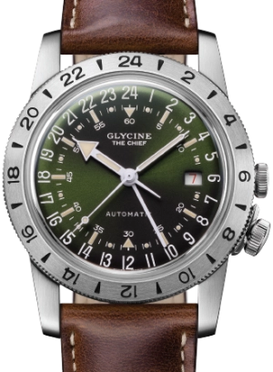 Airman Vintage "The Chief" GMT British Green Ref. GL0305