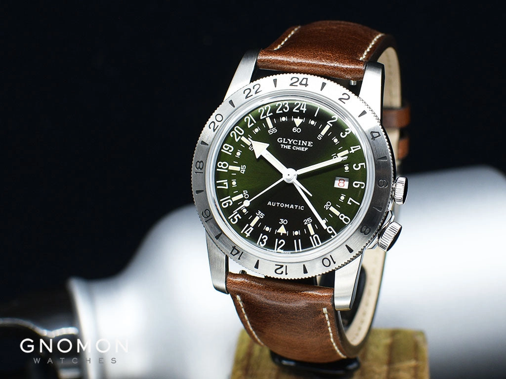 Airman Vintage "The Chief" GMT British Green Ref. GL0305