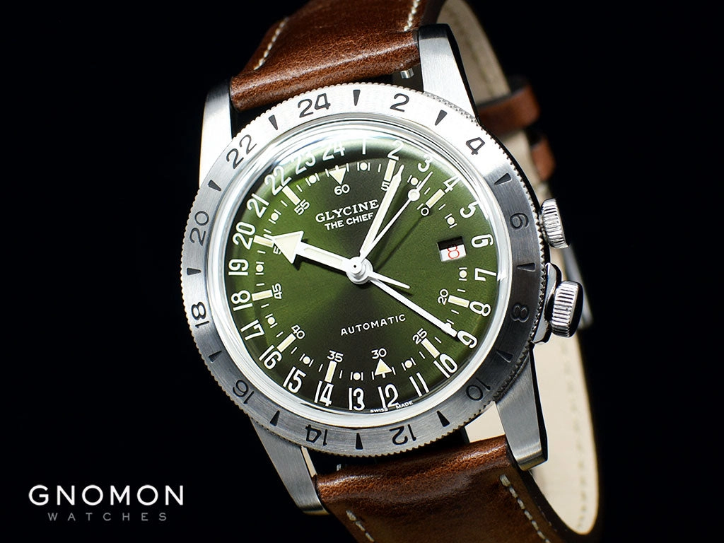 Airman Vintage "The Chief" GMT British Green Ref. GL0305