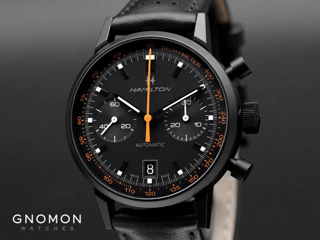 American Classic Intra-matic Auto Chrono Blackout Orange Ref. H38446732