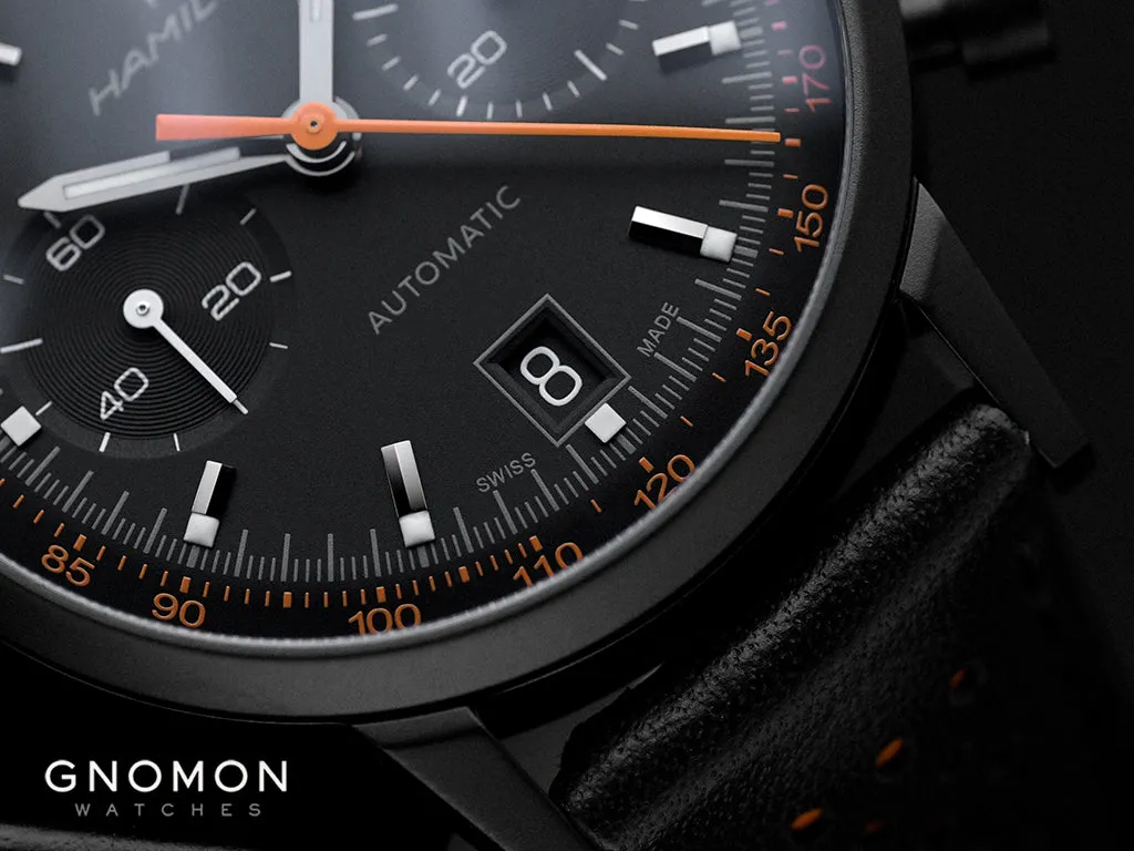 American Classic Intra-matic Auto Chrono Blackout Orange Ref. H38446732