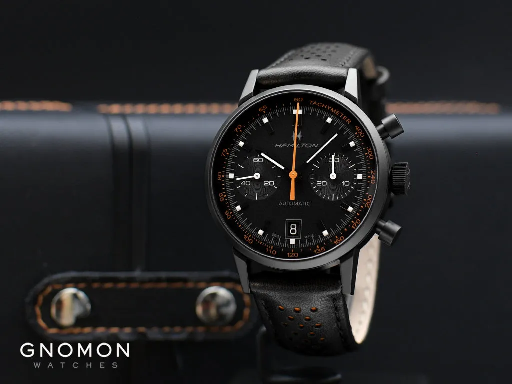 American Classic Intra-matic Auto Chrono Blackout Orange Ref. H38446732