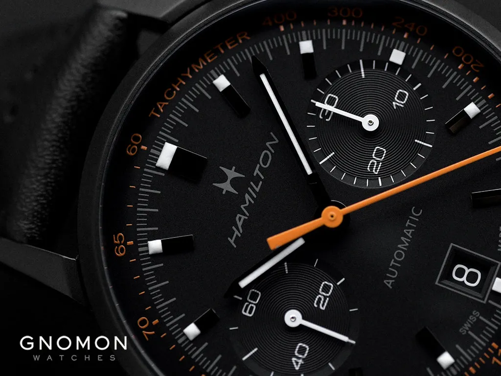 American Classic Intra-matic Auto Chrono Blackout Orange Ref. H38446732