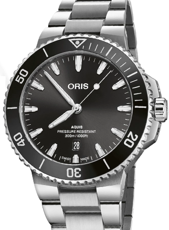 Aquis Date Black - Bracelet - 41.5mm - Ref. 01 733 7787 4154-07 8 22 04PEB