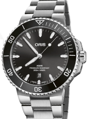 Aquis Date Black - Bracelet - 41.5mm - Ref. 01 733 7787 4154-07 8 22 04PEB