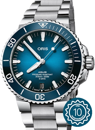 Aquis Date Calibre 400 - Bracelet - 43.5mm - Ref. 01 400 7763 4135-07 8 24 09PEB