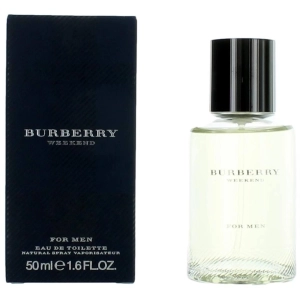 Burberry Men's Eau De Toilette Spray - Weekend Woody and Mossy Fragrance, 1.6 oz