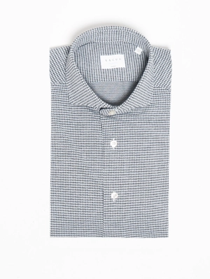 Camicia Active Houndstooth Grigio