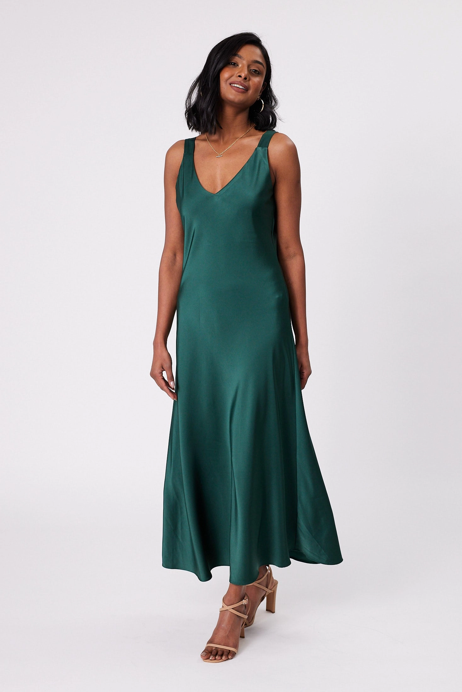 Celebration by Shine On Ella Slip Dress Green