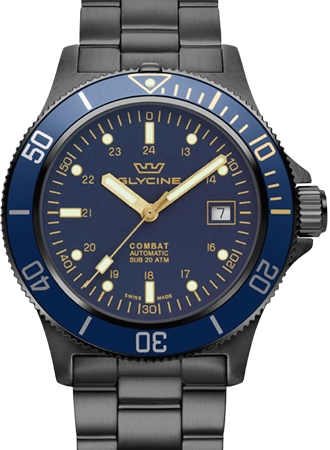 Combat SUB 42 Black PVD Blue Ref. GL0295
