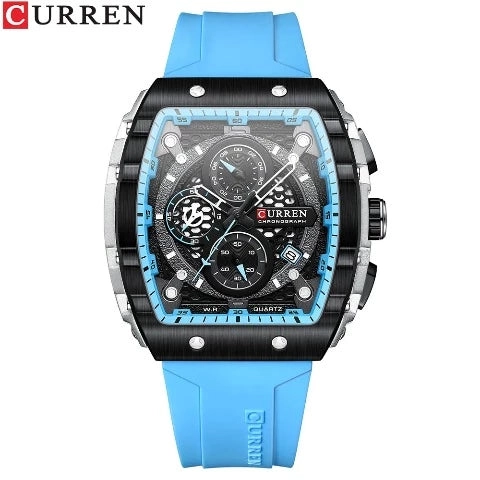 CURREN Men's Sports Rectangular Watch (Dial 4.7cm) - CUR221