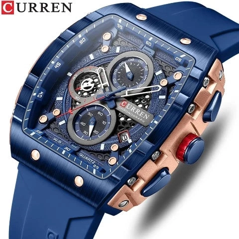 CURREN Men's Sports Rectangular Watch (Dial 4.7cm) - CUR221