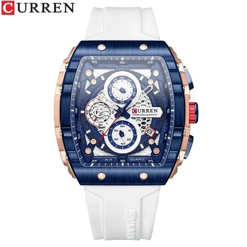 CURREN Men's Sports Rectangular Watch (Dial 4.7cm) - CUR221
