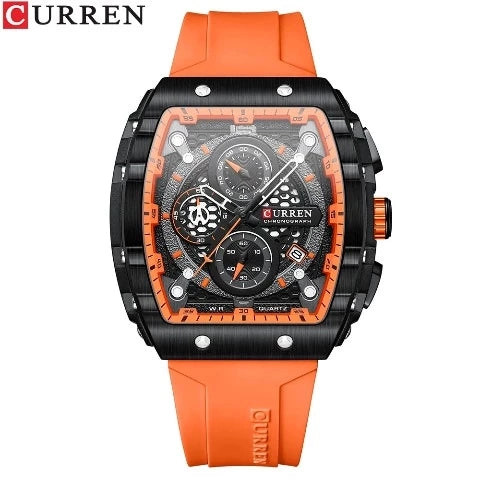 CURREN Men's Sports Rectangular Watch (Dial 4.7cm) - CUR221