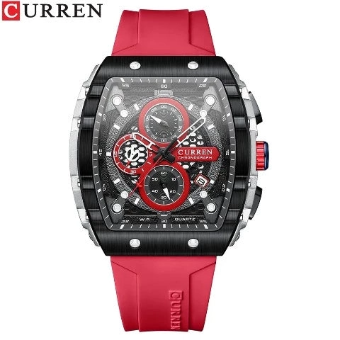 CURREN Men's Sports Rectangular Watch (Dial 4.7cm) - CUR221